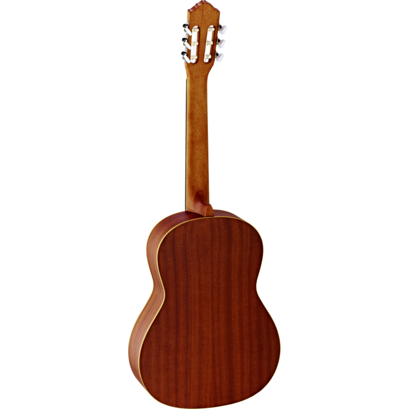 Ortega Guitars R122SN - Full Size - 650mm - 48mm Slim Neck - Cedar Top/Mahogany Body, Satin Finish with Gig Bag