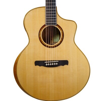 Yulong Guo Steel String Guitar, Spruce Double Top, Solid Koa Back/Sides Yulong Guo Steel String Guitar, Spruce Double Top, Solid Koa Back/Sides