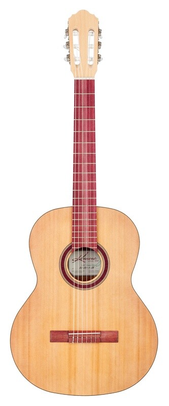 Kremona Soloist S65 C GG - Classical Guitar - Solid Cedar top, Mahogany back/sides, Purple Heart fretboard, Green Global Series