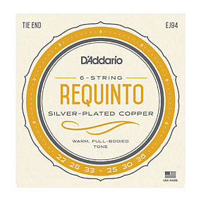 D'Addario EJ94, Requinto Silver-Plated Copper D'Addario EJ94, Requinto Silver-Plated Copper