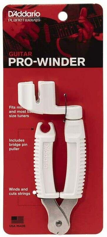 D'Addario Pro Winder - White
