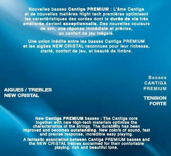 Savarez 510CJP - Cantiga Premium Basses, New Cristal Trebles