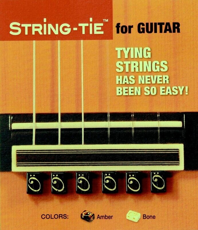 String Ties - Ebony, Bone White, or Amber String Ties - Ebony, Bone White, or Amber