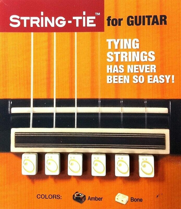 String Ties - Ebony, Bone White, or Amber