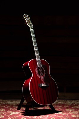 Guild F-55E Oxblood - GSR - All Solid - Sitka Spruce top, Maple Back/Sides - Made in the USA - 2020