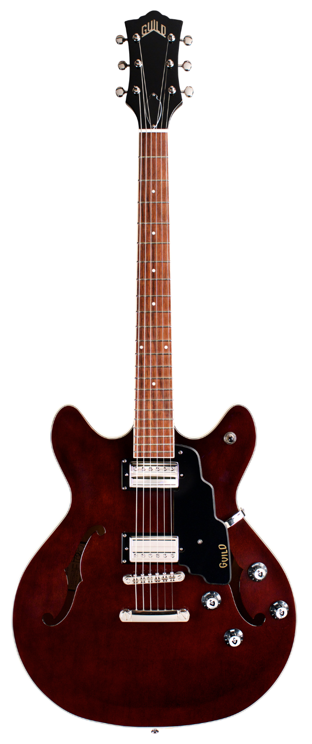 Guild Guitars Starfire I DC Semi-Hollow Body Electric Guitar, Double-Cut,  Vintage Walnut