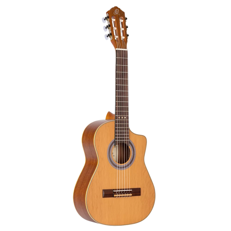 Ortega Requinto Series Pro - RQ39 - Acoustic Requinto Guitar - Solid Cedar Top