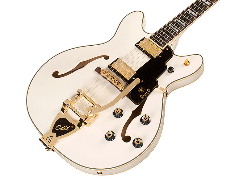 Guild Starfire VI - Snow Crest White - Semi Hollow Body