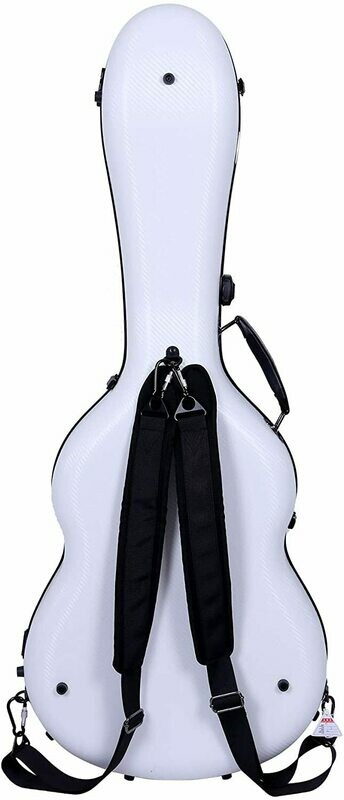 Crossrock Flight Case - Classical/Grand Concert Guitar, White (CRF4030CWT)