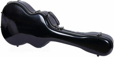 Crossrock Deluxe Fiberglass Case for OM, Martin 000 Guitars - Black (CRF2021OMBK) Crossrock Deluxe Fiberglass Case for OM, Martin 000 Guitars - Black (CRF2021OMBK)