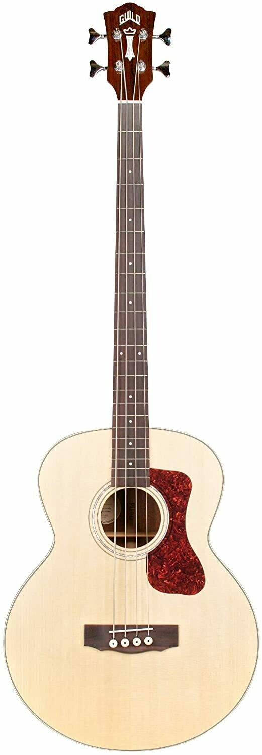 Guild Guitars B140E Acoustic Bass, All Solid Woods, Jumbo, Westerly Collection, with Premium