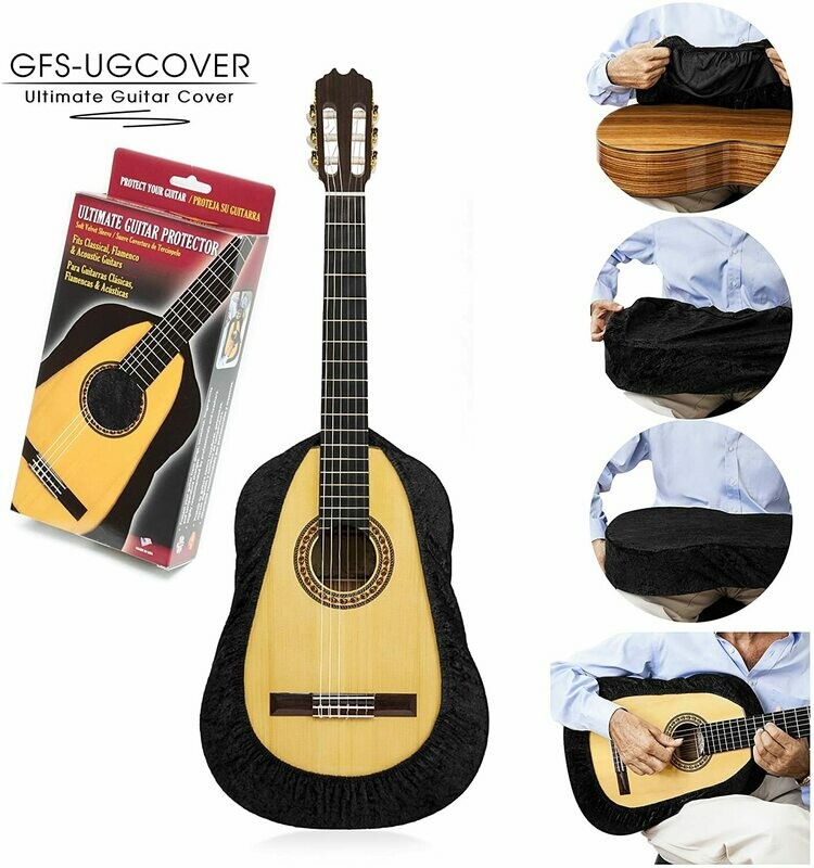 Ultimate Guitar Protector - Fits Classical, Flamenco, and Acoustic Guitars - Black