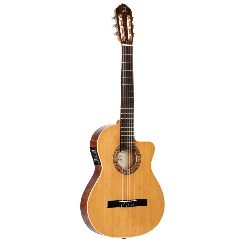 Ortega RCE180T-LTD - Acoustic Electric Cutaway - Thinbody Classical Guitar - Made in Spain