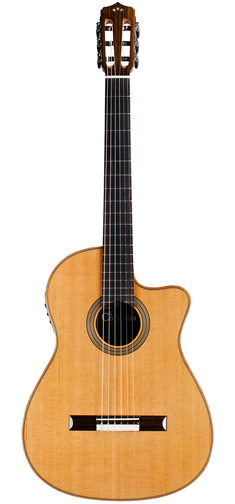 Cordoba Fusion Orchestra CE - Solid Cedar Top - Acoustic Electric Nylon  String Classical Guitar