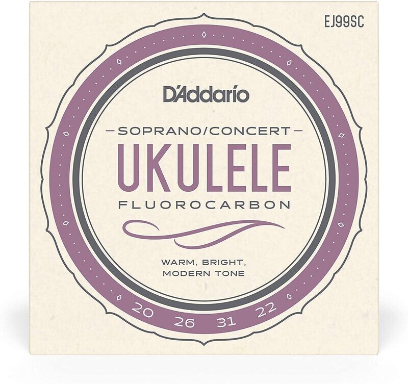 D'Addario EJ99SC Pro-Arté Carbon Ukulele Strings, Soprano/Concert