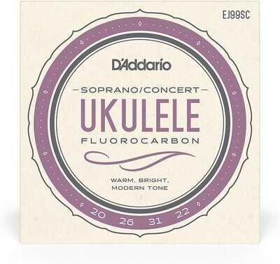 D'Addario EJ99SC Pro-Arté Carbon Ukulele Strings, Soprano/Concert D'Addario EJ99SC Pro-Arté Carbon Ukulele Strings, Soprano/Concert