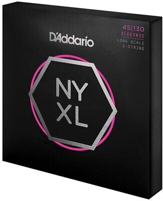 D'Addario NYXL Nickel Wound Bass Guitar Strings - Long Scale - 45-100