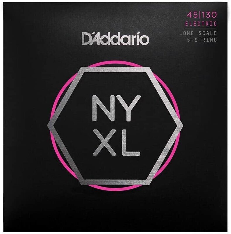 D'Addario NYXL Nickel Wound Bass Guitar Strings - Long Scale - 45-100