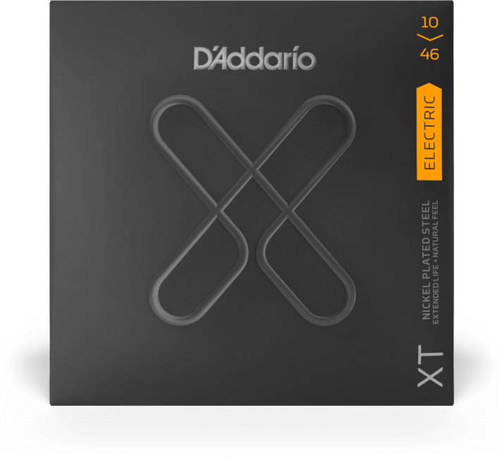 D'Addario XT Nickel Plated Electric Guitar Strings, Regular Light - XTE1046