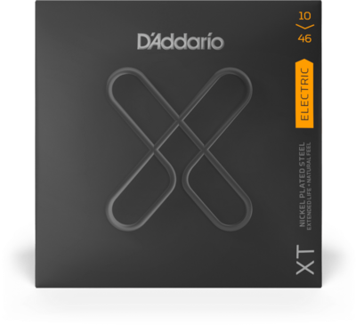 D'Addario XT Nickel Plated Electric Guitar Strings, Regular Light - XTE1046