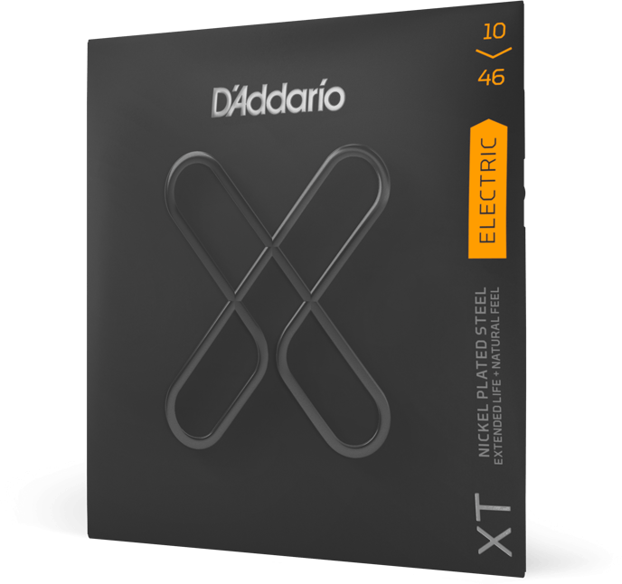 D'Addario XT Nickel Plated Electric Guitar Strings, Regular Light - XTE1046 D'Addario XT Nickel Plated Electric Guitar Strings, Regular Light - XTE1046