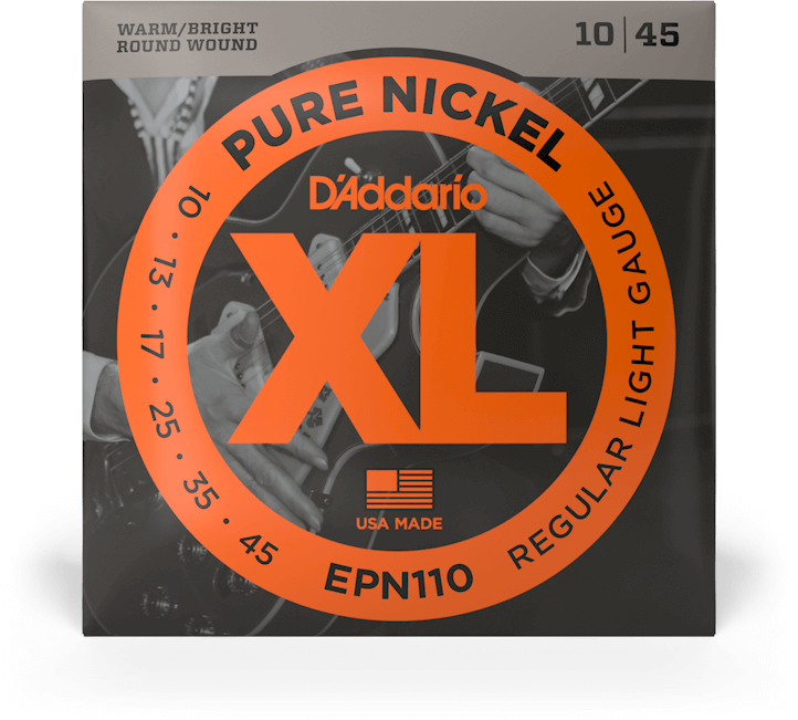 D'Addario 10-45 Regular Light Set Electric Guitar Strings - EPN110