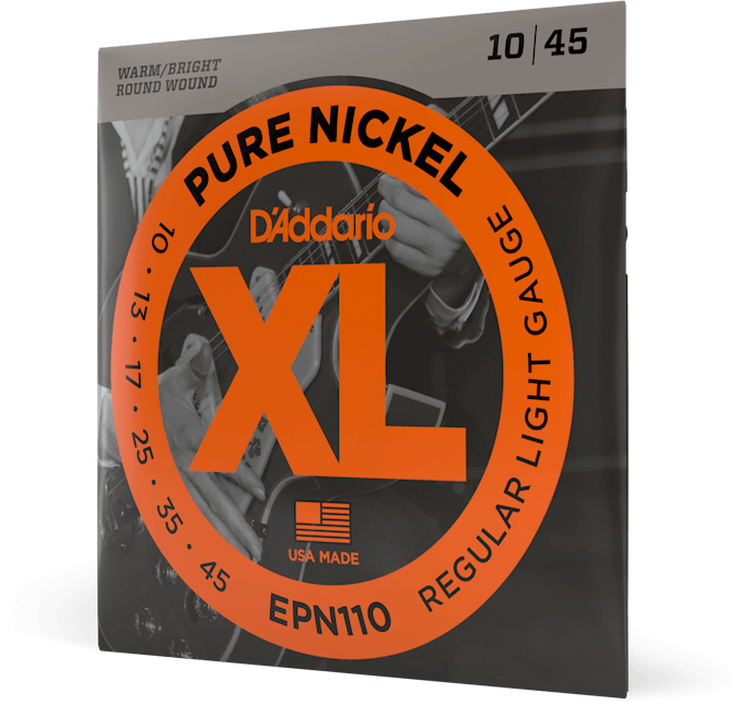D'Addario 10-45 Regular Light Set Electric Guitar Strings - EPN110 D'Addario 10-45 Regular Light Set Electric Guitar Strings - EPN110