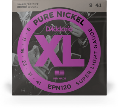 D'Addario 09-41 Super Light Set Electric Guitar Strings - EPN120