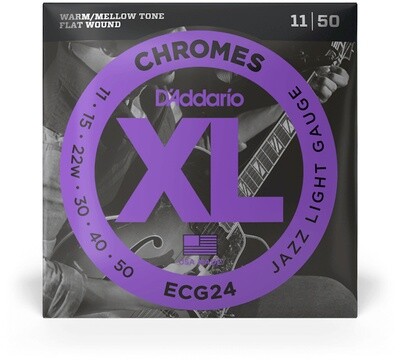 D'Addario 11-50 Jazz Light Chromes Set ECG24