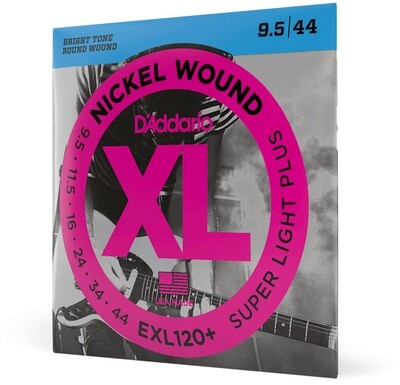 D'Addario 9.5-44 Super Light Plus Set - EXL120+