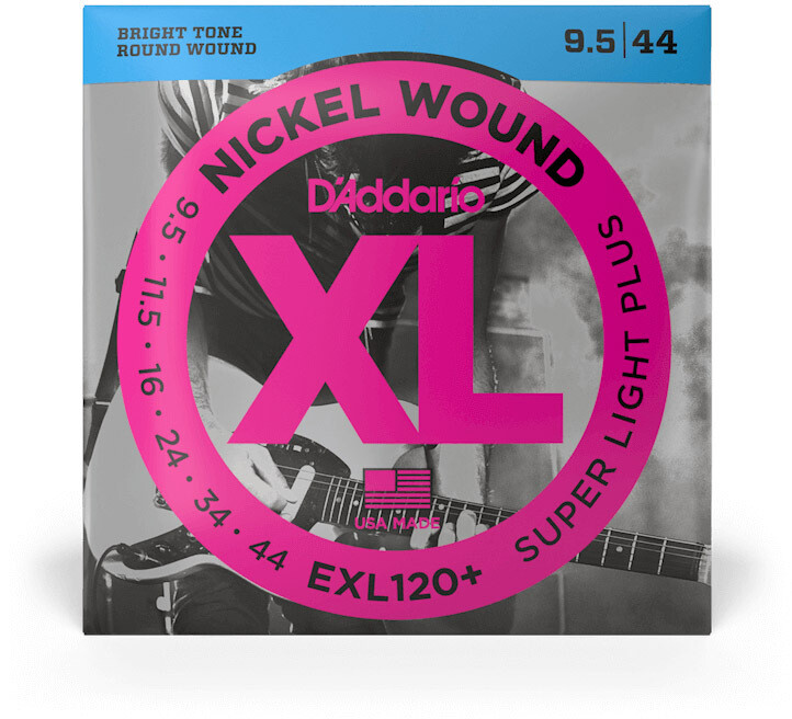 D'Addario 9.5-44 Super Light Plus Set - EXL120+