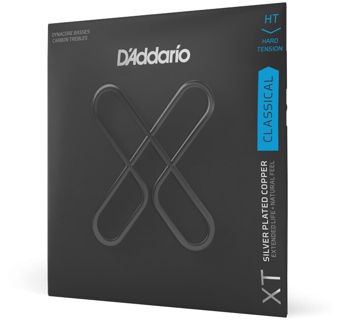 D'Addario XT DYNACORE, CARBON TREBLES Hard Tension Set - XTC46FF D'Addario XT DYNACORE, CARBON TREBLES Hard Tension Set - XTC46FF