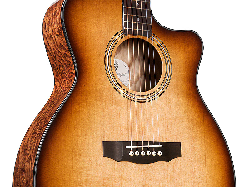 Guild OM-260CE Deluxe Burl, Acoustic Electric Guitar, Natural Guild OM-260CE Deluxe Burl, Acoustic Electric Guitar, Natural