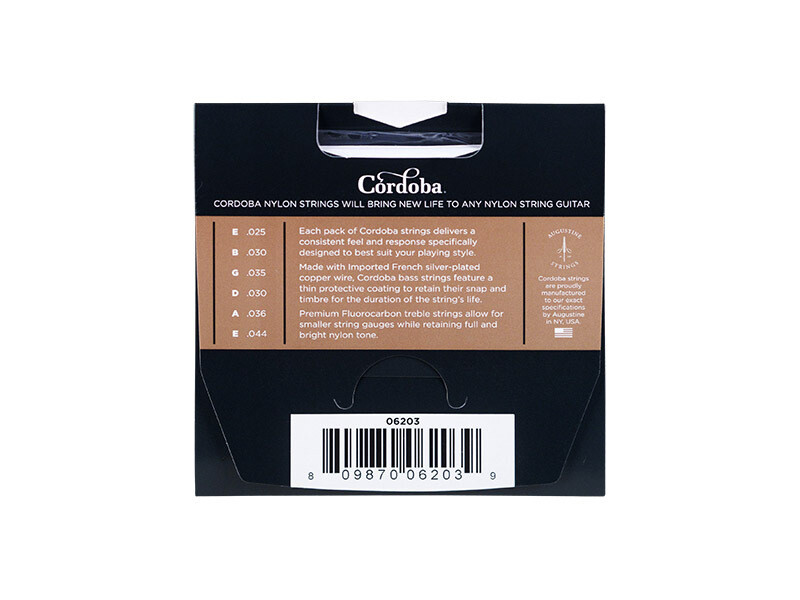 Cordoba Nylon Guitar Strings – Fusion - Carbon Trebles