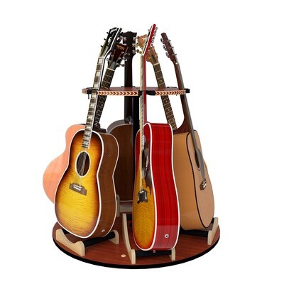 The Carousel Deluxe Rotating Multi Guitar Stand The Carousel Deluxe Rotating Multi Guitar Stand