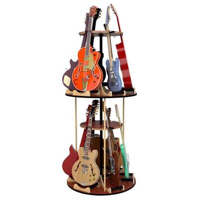 The Combined Carousel Deluxe Multi-Guitar Stand The Combined Carousel Deluxe Multi-Guitar Stand
