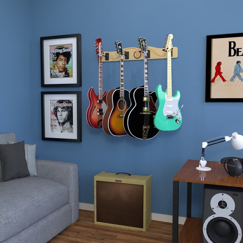 Pro-File Wall-Mounted Guitar Rack