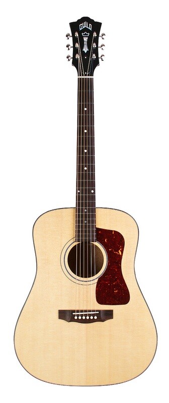 Guild D-40 Traditional Acoustic Guitar - Made in the USA!  2022 - Solid Sitka Spruce top, Solid African Mahogany Back/Sides - Natural Finish - Includes Guild Deluxe Hardshell Case