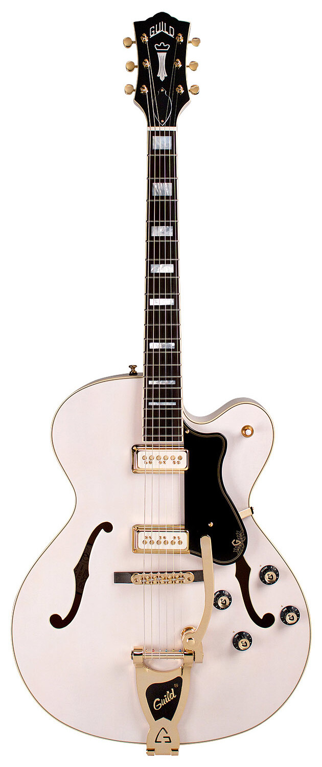 Guild X-175 Manhattan Special - Guild Limited Run - Faded White - Hollow Body Electric Guitar