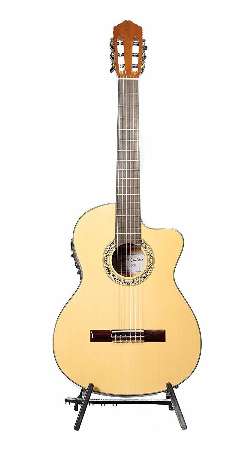 Calido CG 21CE - Acoustic Electric Cutaway - Nylon String Guitar