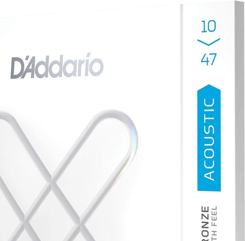D'Addario Guitar Strings - XS Phosphor Bronze Coated Acoustic Guitar Strings - XSAPB1047-12 - Greater Break Strength with Tuning Stability - For 12 String Guitars - 10-47 Light 12-String D'Addario Guitar Strings - XS Phosphor Bronze Coated Acoustic Guitar Strings - XSAPB1047-12 - Greater Break Strength with Tuning Stability - For 12 String Guitars - 10-47 Light 12-String