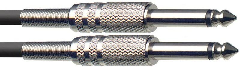 Stagg SGC3 S-Series Instrument Cable with Phone Plug to Phone Plug Connectors - 10ft.