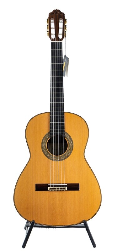 Estevé 12 - Professional Level Classical Guitar - Cedar top, Granadillo Back/Sides -  All Solid Woods - 630mm Scale Length (⅞ Parlor Size), Handcrafted in Valencia, Spain