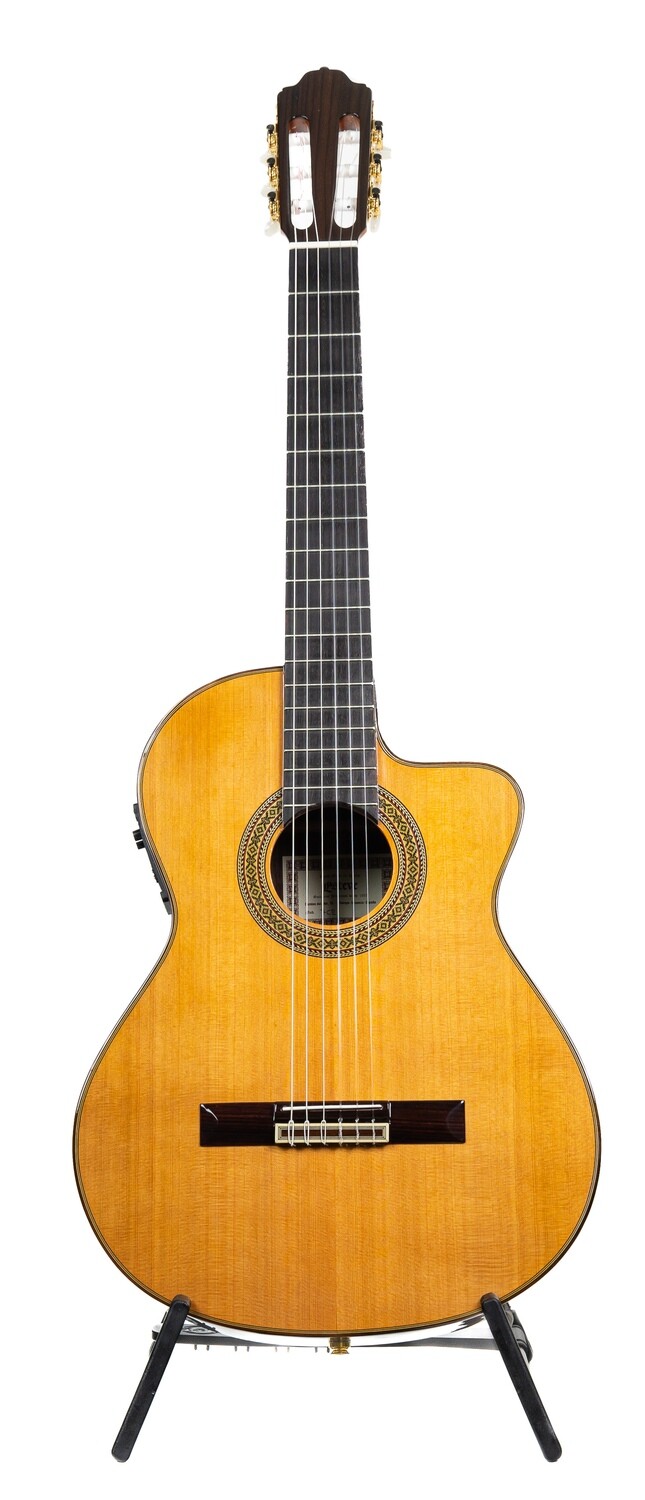 Guitarras Estevé 7CE - Handmade in Valencia, Spain, all solid wood, Cedar top, Indian Rosewood back/sides, Fishman Electronics