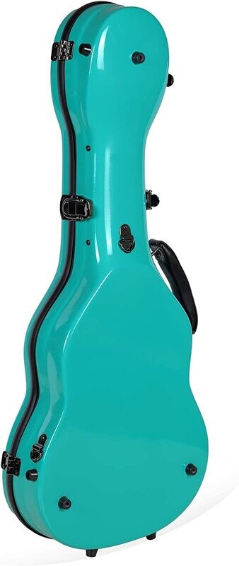 Crossrock Deluxe Fiberglass Case - Tenor Ukulele (CRF2020TUMB) - Mint Blue
