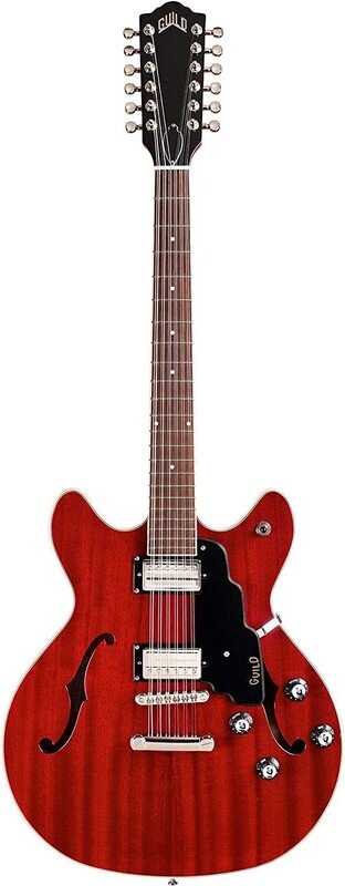 Guild Guitars Starfire I-12,  Double Cutaway 12-String Semi-Hollow Body Electric Guitar, Cherry Red