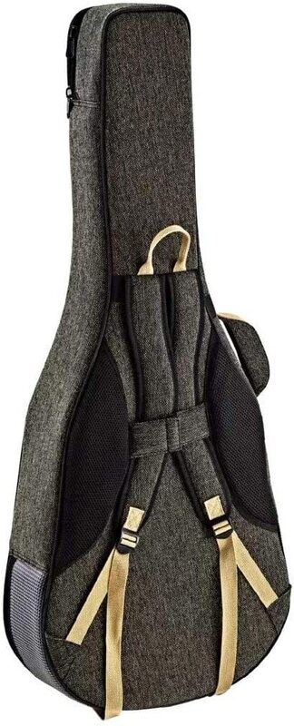 Ortega Guitars Soft Case - 22 mm Soft Padding w/Hardened Frame, Mocha, Full Size Classical (OSOCACL-MO)
