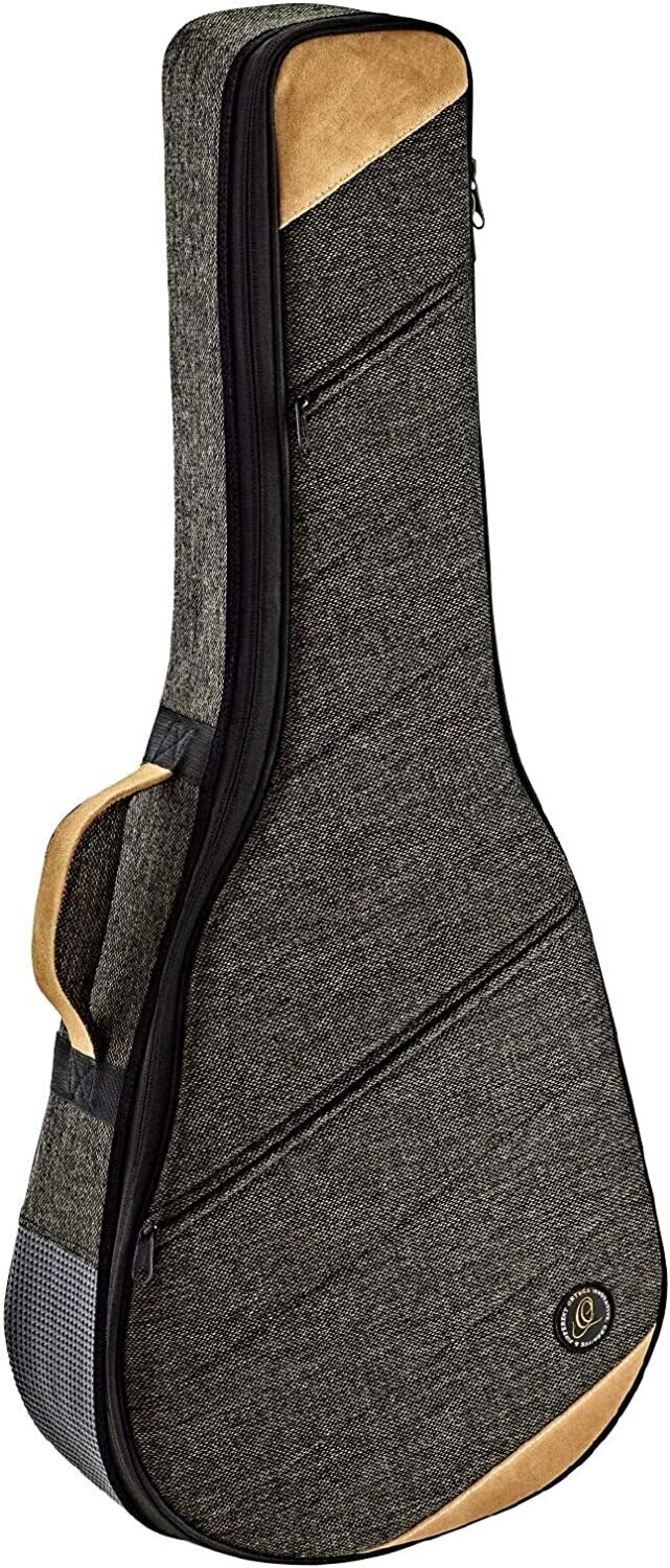 Ortega Guitars Soft Case - 22 mm Soft Padding w/Hardened Frame,  Mocha, ¾ Size Classical (OSOCACL34-MO)