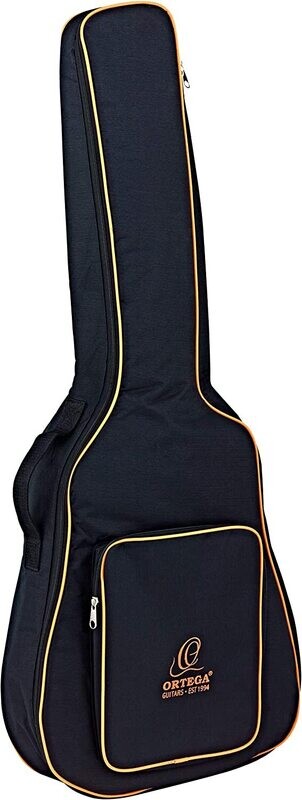 Ortega Guitars Standard Gig Bag -For Full Size Classical Guitars -10 mm Soft Padding-Black (OGBSTD-44)