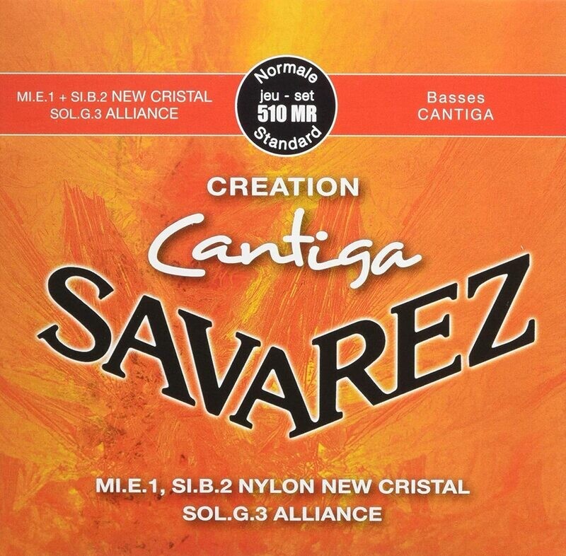 Savarez 510MR - Cantiga Basses - Creation Series - Nylon E1 and B2, Carbon G3